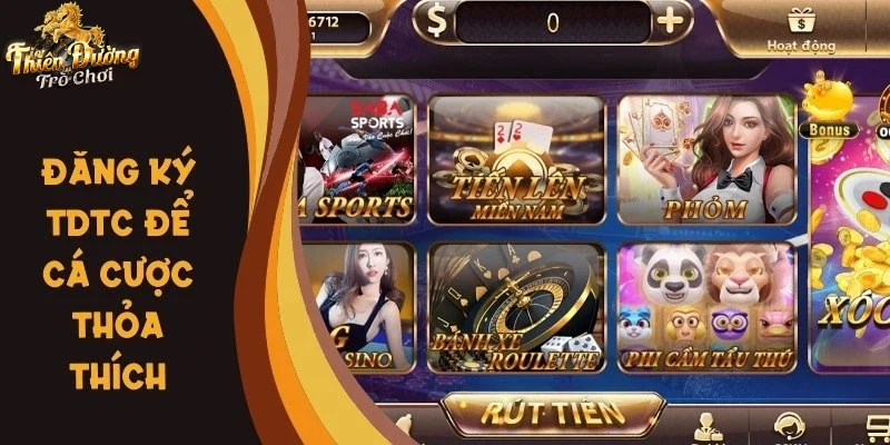 Người chơi trải nghiệm đăng ký tài khoản tại Đăng ký tdtc nhanh chóng